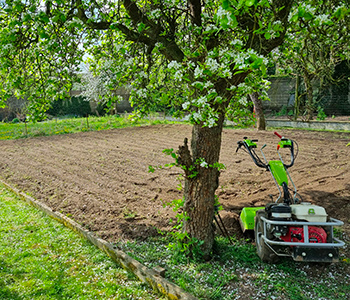 Entretien d'espaces verts à Saint-Omer